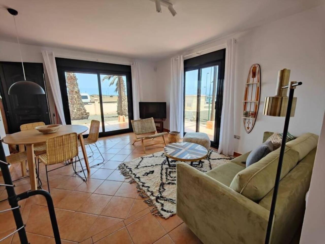 Villa Moana Vistas Al Mar Y Jacuzzi Lajares Esterno foto
